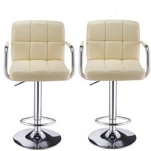 Petit Tabouret de Bar <span class=keywords><strong>Maison</strong></span> Réglable Usage Général Pas <span class=keywords><strong>Cher</strong></span> Mobilier de Cuisine Cuir PU Hôtels Chaise de Bar Restaurant - Product Image 2