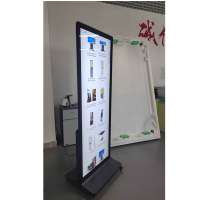 OEM ODM Pantalla Digital de Señalización de 43 Pulgadas con Soporte de Pie, Pantalla LCD HD con WIFI, Kiosco de Publicidad Comercial para Tiendas Minoristas