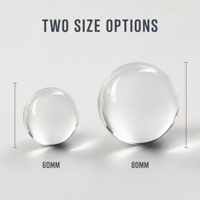 Sphère en cristal K9 personnalisée, gravure laser 3D, boule de cristal vierge 60/80 mm pour cadeau souvenir OEM ODM