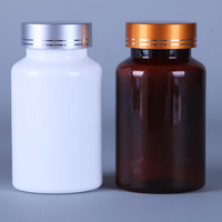 Emballage en plastique PET personnalisé de 300ml 150ml 120ml 100ml bouteilles de pilules vitaminées bouteille de capsule
