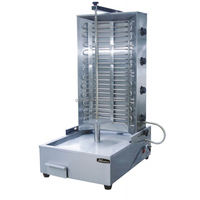 Machine à kebab shawarma électrique en acier inoxydable de qualité commerciale, approuvée CE