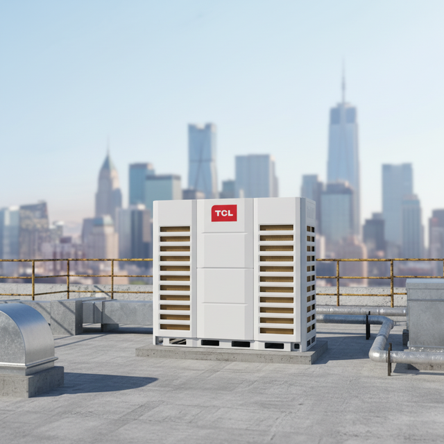 TCL Newest Multi Split DC Inverter VRF HVAC AC R410A Central Air Conditioners Household Hotel Outdoor Use Class a 95000 BTU
