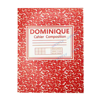 École colorée de haute qualité couverture souple A5 cahier de notes d'exercices scolaires