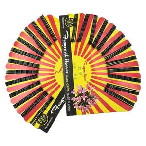 Pinza de pelo grande en forma de abanico, negra, con diseño de ondas, pinza de pelo desechable al por mayor, tienda de un yuan. - Product Image 3