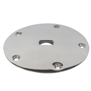 Disco de acero inoxidable de 6 pulgadas, placa redonda fundida y pulida para fijación en cubiertas de yates marinos - Product Image 5