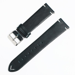 Correa <span class=keywords><strong>de</strong></span> Reloj Ultrafina <span class=keywords><strong>de</strong></span> Cuero Encerado Vintage, Correa <span class=keywords><strong>de</strong></span> Cuero Genuino Suave con Reemplazo Rápido y Delgado para Hombres y Mujeres - Product Image 6