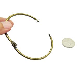 Anneaux de reliure en métal EWANG Bronze de 2,5 pouces pour classeurs à feuilles mobiles et cartes d'indexation - Product Image 2