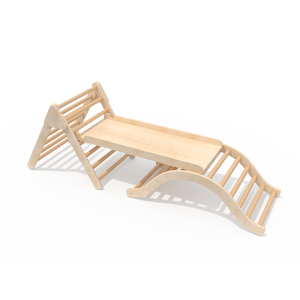 Jouet en forme <span class=keywords><strong>de</strong></span> Triangle d'escalade pour enfant, cadre d'escalade, arc, échelle en bois, jeu pour les petits - Product Image 5