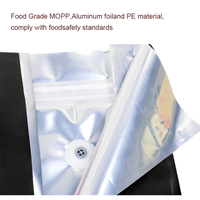 Sachets Doypack Personnalisés en Plastique Qualité Alimentaire pour Emballage de Thé et Grains de Café
