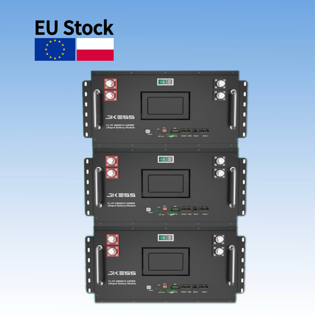 16S 48V 280AH 300AH Lithium Solar Battery Box Lifepo4 DIY JK BMS JK PB2A16S20P JK V19 Metal Case Storage LCD Display 15kWh