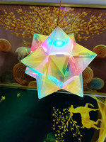 Lampe à Led IQ 3D perplexe couleur d'impression de logo personnalisé Cadeau de Noël Lampe puzzle lumineuse pour enfants Cadeau