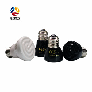 25W 50W 75W 100W 150W 200W Infrarouge 75mm Diamètre <span class=keywords><strong>Lampe</strong></span> <span class=keywords><strong>Chauffante</strong></span> en Céramique <span class=keywords><strong>pour</strong></span> Animaux Émetteur de Chaleur - Product Image 4