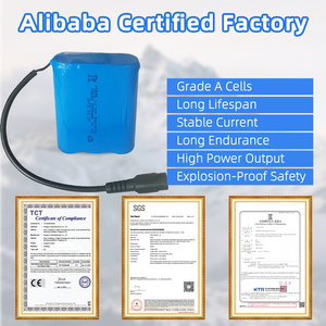 Grosir 18650 11.1V 12V 2200mAh baterai Li-ion isi ulang untuk lampu Strip LED - Product Image 2