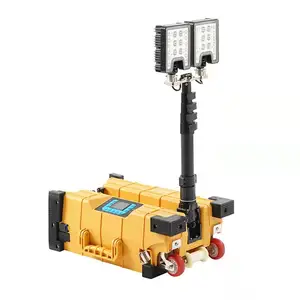 Mobile Work Lighting Equipment Rechargeable 16000 Lumens High Power Heavy Duty Construction Area Light Work Light