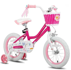 Vélo pour filles, pour les tout-petits et les enfants de 2 à 13 ans, vélo pour enfants de 12, 14, 16, <span class=keywords><strong>18</strong></span>, 20 <span class=keywords><strong>pouces</strong></span> avec roues d'apprentissage et panier - Product Image 3