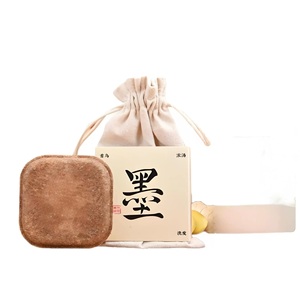 Savon Shampooing Naturel aux Herbes avec Platycladus Orientalis & Polygonum Multiflorum, Contrôle des Pellicules et Soulagement des Démangeaisons pour les Soins Capillaires - Product Image 1