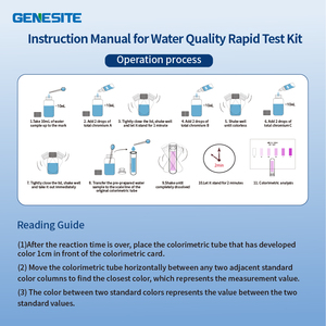 Cao cấp chất lượng nước nhanh Kit Kiểm tra phát hiện Tổng số crom với sẵn sàng đúc sẵn lý tưởng nước Analyzer Tester - Product Image 4