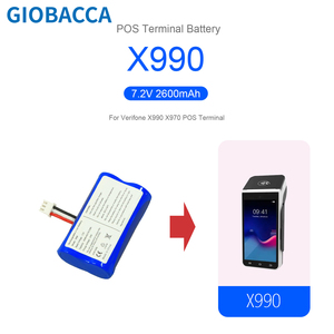 2600mAh lithium ion thay thế thiết bị đầu cuối POS Pin gói cho <span class=keywords><strong>verifone</strong></span> X990 x970 thanh toán thiết bị đầu cuối - Product Image 5