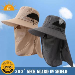 Sombrero Unisex de Ala Ancha para Senderismo, Pesca, Camping y Viajes, con Solapa para el Cuello, de Secado Rápido, Protección Solar, Impermeable, para las Cuatro Estaciones - Product Image 2