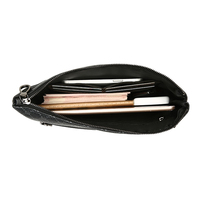 Tas Tangan Pria Fashion Mewah Berkualitas Tinggi Dompet Pria Tas Clutch Bisnis dengan Bahan Pu Tahan Air dan Tali Pergelangan Tangan yang Dapat Dilepas