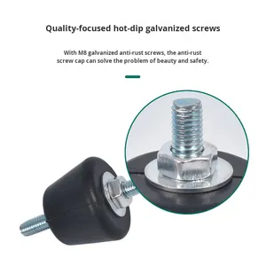 Phổ chống rung EPDM cao su giảm chấn ngoài trời điều hòa không khí đơn vị sốc hấp thụ miếng đệm chân giảm tiếng ồn cơ sở cao su - Product Image 4