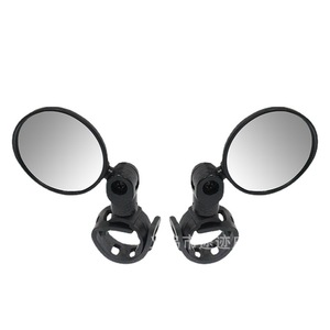 Rétroviseur de guidon de vélo Yueli 5,3 cm x 6,5 cm noir pliable pour vélos de route - Product Image 2