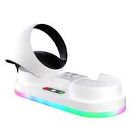 Double charge colorée avec lumière rvb, accessoires de contrôleur de jeu, chargeur pour PSVR2, Station de charge pour PS VR 2, Station de charge