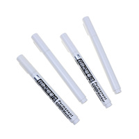 BECOL Vente en gros de marqueurs de peinture blancs créatifs à grande capacité, stylo marqueur permanent à base d'huile personnalisé pour diverses surfaces