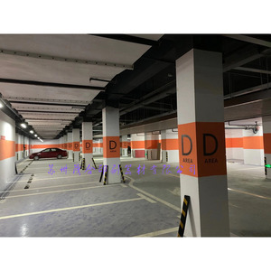 Impression sur feuille plastique pour design de mur de colonne de garage souterrain avec logo, taille personnalisée, finition de surface - Product Image 5