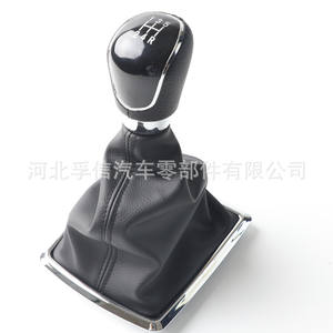 Couvercle en cuir pour pommeau de levier de vitesse Ford, 5 ou 6 vitesses, ergonomique, anti-poussière, pour Focus MK2 MK3 MK4 MK7 - Product Image 2