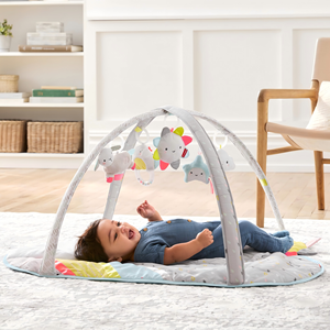 Alfombra de Juego Sensorial para Bebés Recién Nacidos con 5 Juguetes Desmontables y Almohada, Gimnasio de Juego y Alfombra de Actividades para Bebés - Product Image 3