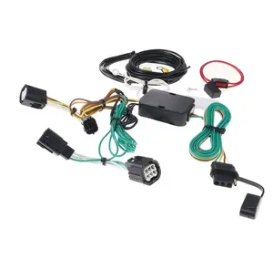 4-Way Flat Trailer Wiring Harness for 2011-2020 Dodge Grand Caravan 21-22 Chrysler Grand Plug & Play 4 Prong Tow Hitch Wire