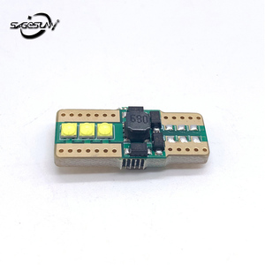 Lampe latérale intérieure CANBUS sans erreur 12V-24V creechip T10 ampoules LED W5W 2835 LED Canbus lumière blanche ambre pour voiture - Product Image 2