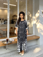 Abaya Lisami extra large et longue en tissu métallisé, nouvelle mode musulmane, robe décontractée en polyester avec estampage à chaud, taille unique, vêtements africains