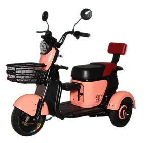 Wheel Bike Three Scooter 3 For Adults Rear 2024 High Quality Battery Operated Coffee Other Wheels Shopping Electric Tricycle