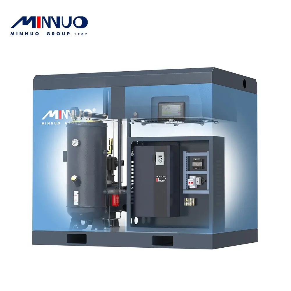 China supplier customized new production air compressor inverter 10hp screw 12 bar ce with test report