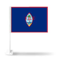Kit de drapeau de toit de voiture personnalisé Chuuk, drapeau imprimé en polyester à fixer sur la voiture pour cadeau sur le thème du pays et décoration de voiture
