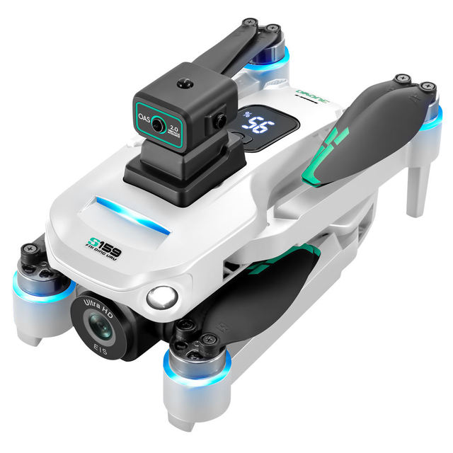 AilesTecca S159 5G WIFI FPV GPS Quadcopter Drone 4KHD Dual Cameras 20 Minute Obstacle Avoidance LED Remote RC Drone
