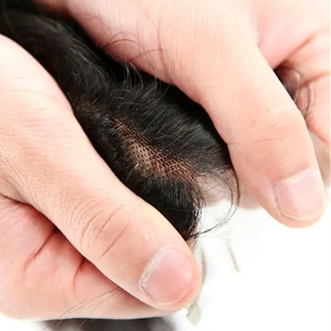Cabelo natural ondulado au vietnamita, atacado de alta qualidade cabelo frontal 4*4 fechamento para mulheres