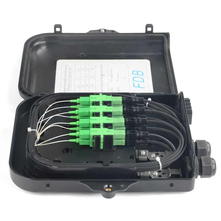 NAP 1x8 SC APC 4 8 Core Fiber Joint Box - FTTH Optic Supplier