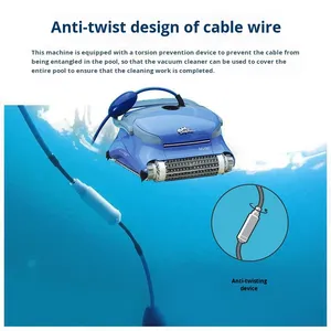Robot nettoyeur de piscine entièrement automatique <span class=keywords><strong>Dolphin</strong></span>, modèle <span class=keywords><strong>M250</strong></span> - Product Image 3