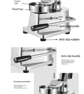 Máquina Comercial <span class=keywords><strong>Manual</strong></span> <span class=keywords><strong>para</strong></span> Producción de <span class=keywords><strong>Hamburguesas</strong></span>, Máquina <span class=keywords><strong>para</strong></span> <span class=keywords><strong>Hacer</strong></span> Productos Cárnicos, <span class=keywords><strong>Prensa</strong></span> <span class=keywords><strong>para</strong></span> Formar <span class=keywords><strong>Hamburguesas</strong></span> - Product Image 3