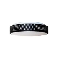 WORBEST LED Lights Flush Mount Ceiling Light with Mosaic 3CCT 14-Inch Wide Tiffany Style Ceiling Lamp White PS Ceiling Light