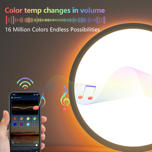 TUYA Smart Home Lighting D300mm 24W RGB Luz de techo LED regulable Funciona con Alexa y Google Assistant - Product Image 4