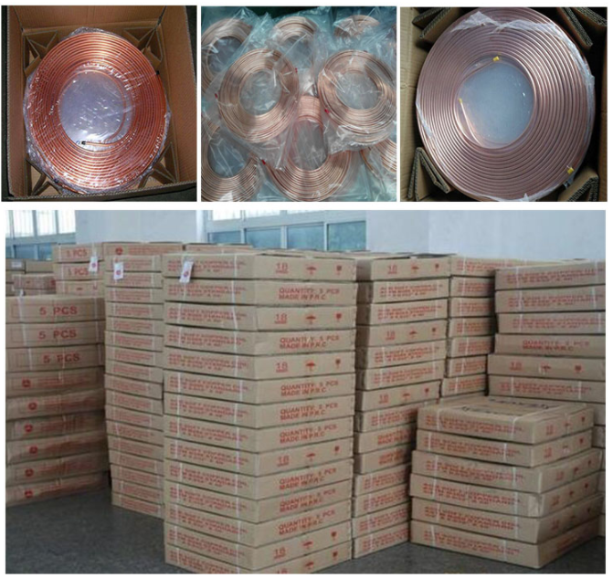 Coil 15mm small air pancake split air conditioner large diameter copper tubes air condition 3/8