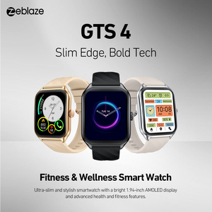 สมาร์ทวอทช์ GTS 4 Square หน้าจอ AMOLED ติดตามการออกกำลังกาย สายรัดยาง ชาร์จแม่เหล็ก รองรับ SDK สำหรับทุกเพศ - Product Image 1