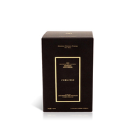 Emballage personnalisé pour flacon compte-gouttes d'huile essentielle pour cheveux et barbe, boîte cadeau en carton noir de luxe avec toucher doux