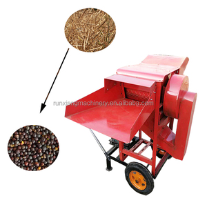 Domestic Multifunctional Rapeseed Thresher Rice <b>Wheat</b> Soybean Sorghum Soybean Thresher Factory Agricultural Thresher - Product Image 2