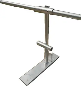 Free-standing Heavy Duty Roof Safety Rail Roof Edge Guardrail