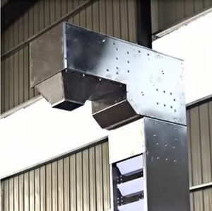 Neuer HFRD Maßgefertigter Edelstahl Industrieller Gerösteter Kaffeebohnen-Mehrfachauslass Verstellbarer Hebe-T-Typ Vertikaler Förderer - Product Image 5